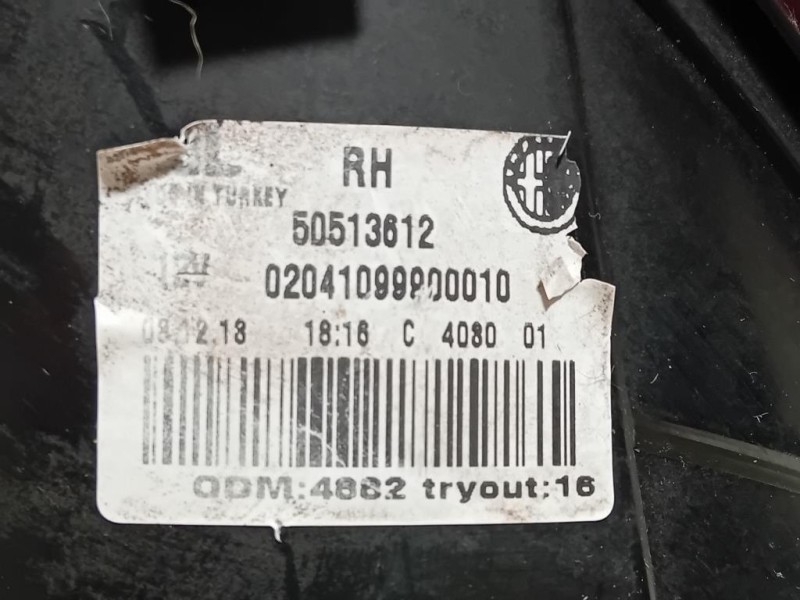 Fanale POST DX 02041099900010 Alfa Romeo Giulietta 2013
