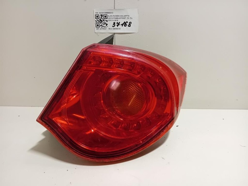Fanale POST DX 02041099900010 Alfa Romeo Giulietta 2013