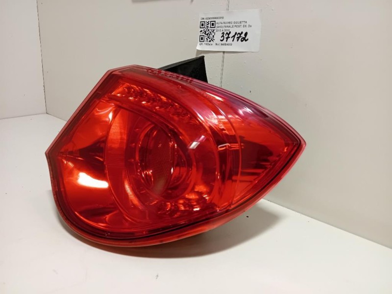 Fanale POST DX 02041099900010 Alfa Romeo Giulietta 2013