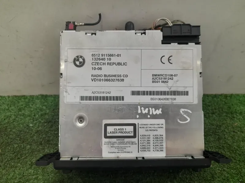 Unità Autoradio 65129115661 Mini MINI ONE R52 Cabrio 2001