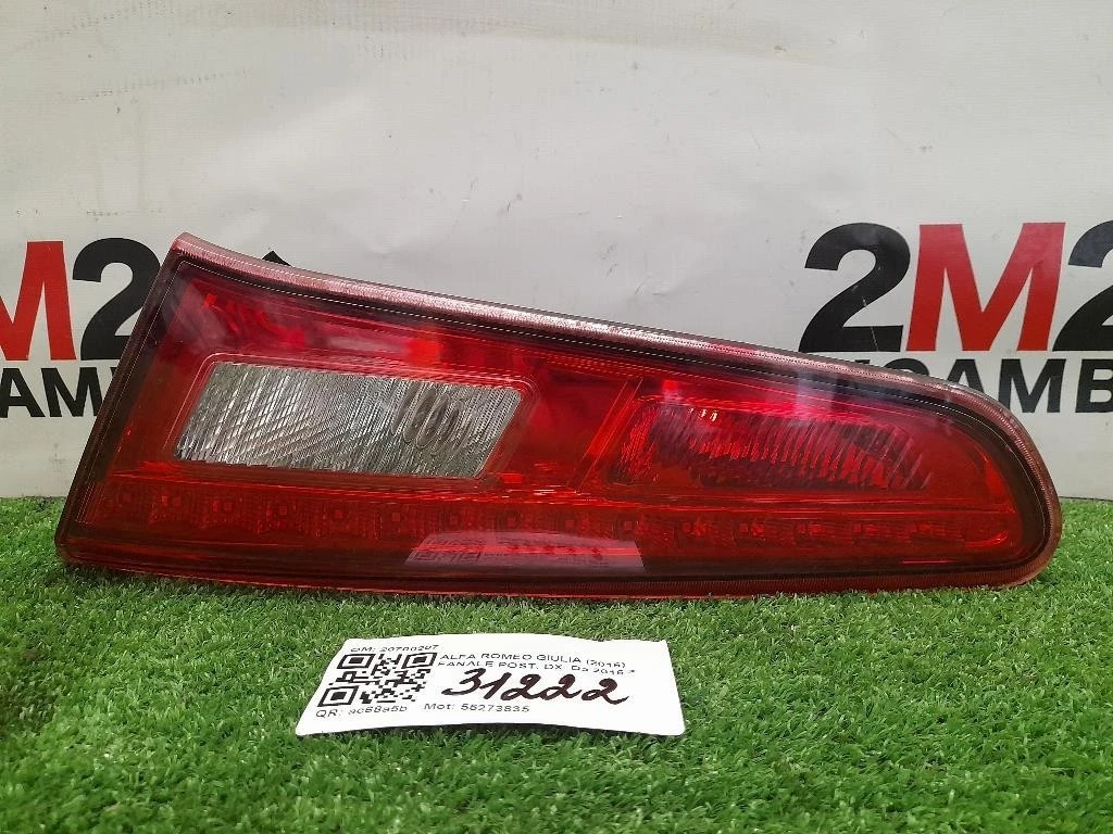 Fanale POST DX 20700207 Alfa Romeo Giulietta 2013
