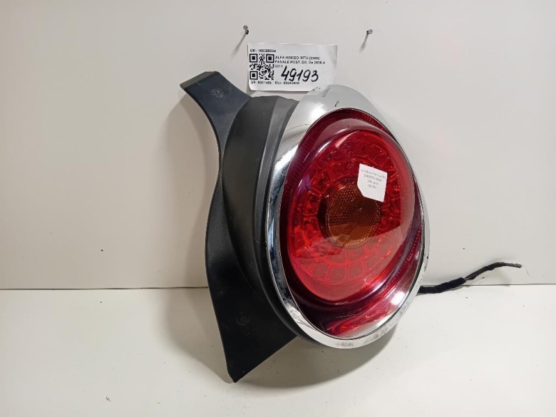 Fanale POST DX 156085852 Alfa Romeo MITO 2008