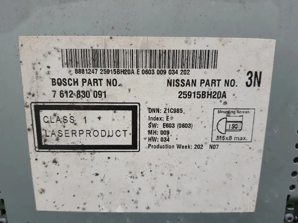 Unità Autoradio 25915BH20A Nissan Micra IV 2011