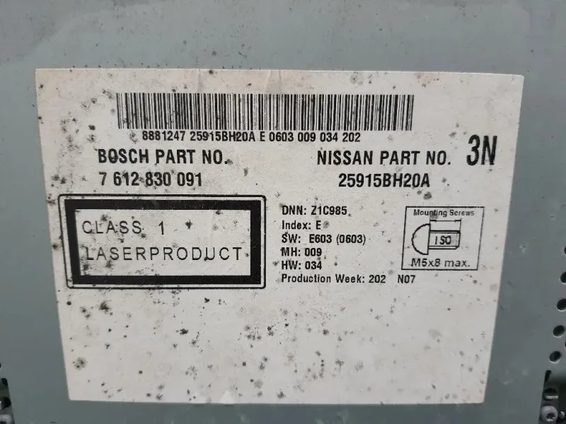 Unità Autoradio 25915BH20A Nissan Micra IV 2011