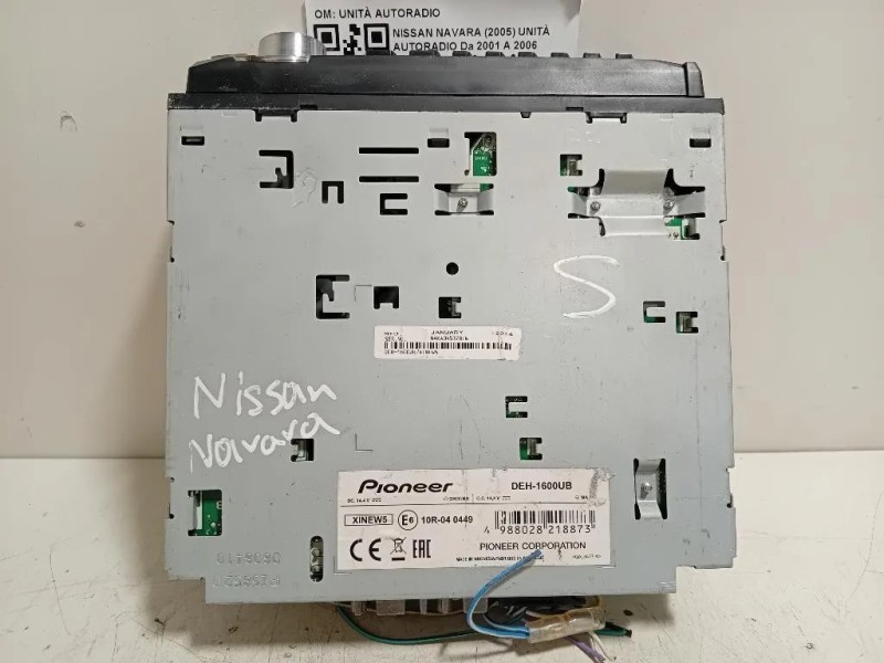 Unità Autoradio UNITÀ AUTORADIO Nissan Navara 2005