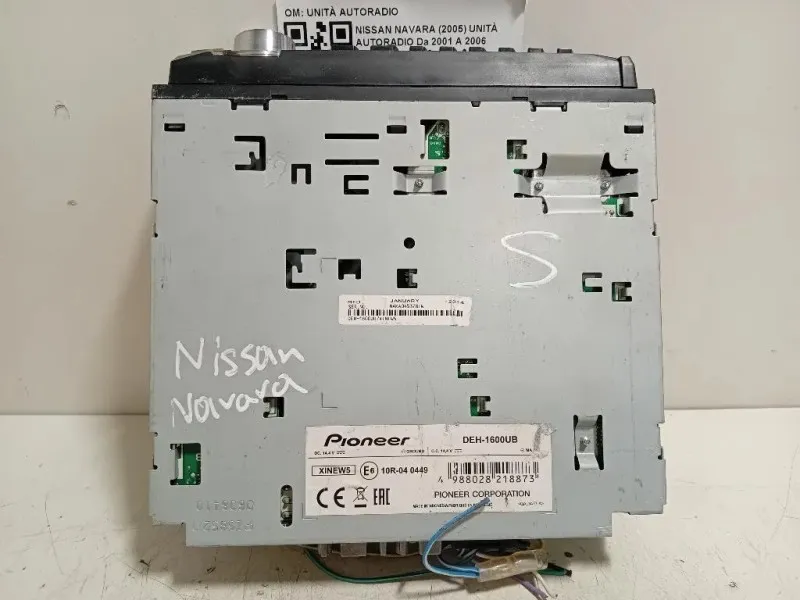 Unità Autoradio UNITÀ AUTORADIO Nissan Navara 2005