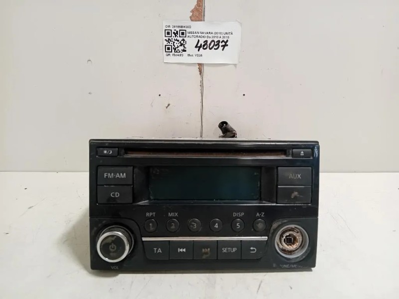 Unità Autoradio 28185BH30D Nissan Navara 2010 Unità Autoradio 28185BH30D Nissan Navara 2010