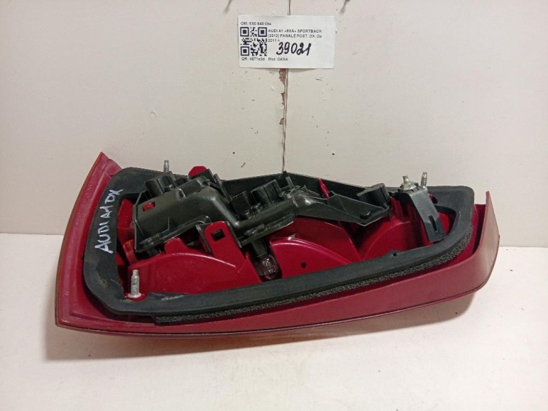 Fanale POST DX 8X0 945 094 Audi A1 8XA Sportback 2012