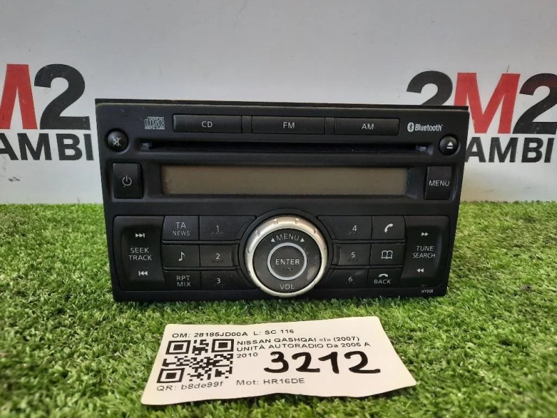 Unità Autoradio 28185JD00A Nissan Qashqai I 2007