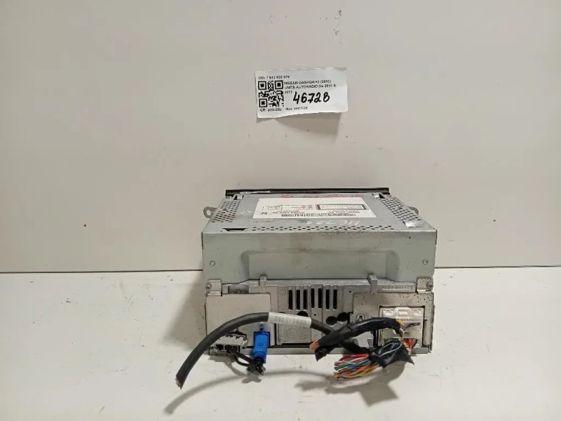 Unità Autoradio 7 612 830 076 Nissan Qashqai+2 2010