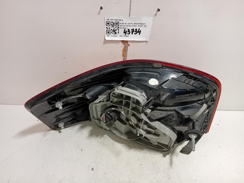 Fanale POST DX 8P3 945 096 A Audi A3 8PA Sportback 2008
