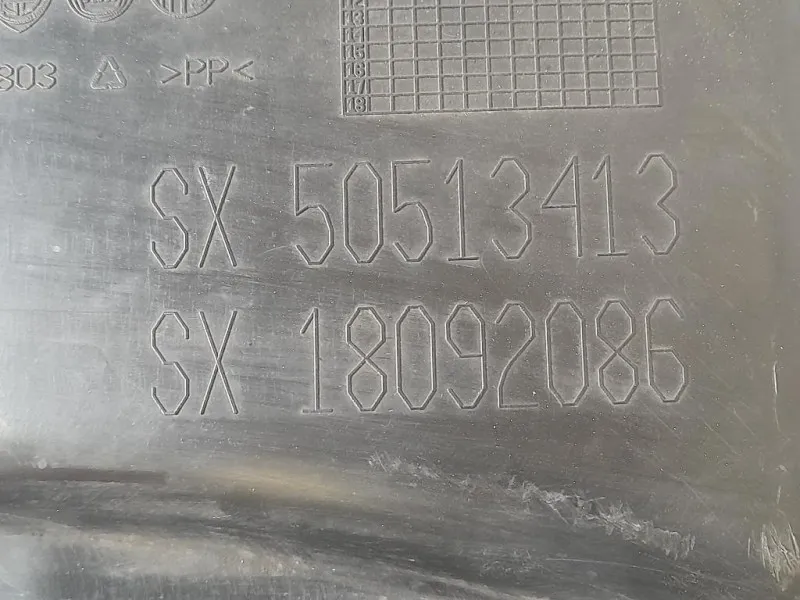 Parasassi Passaruota Interno ANT SX 50513413 Alfa Romeo Giulietta 2010