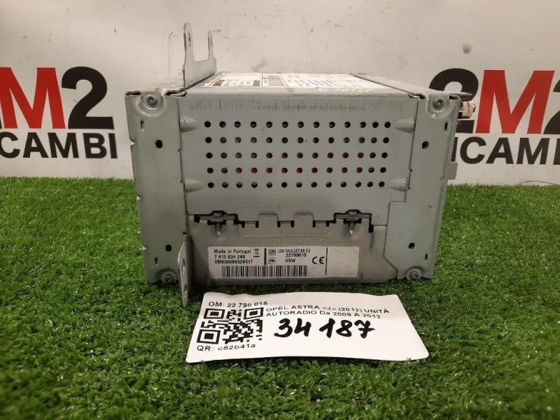 Unità Autoradio 22 790 015 Opel Astra J 2012