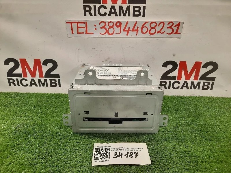 Unità Autoradio 22 790 015 Opel Astra J 2012
