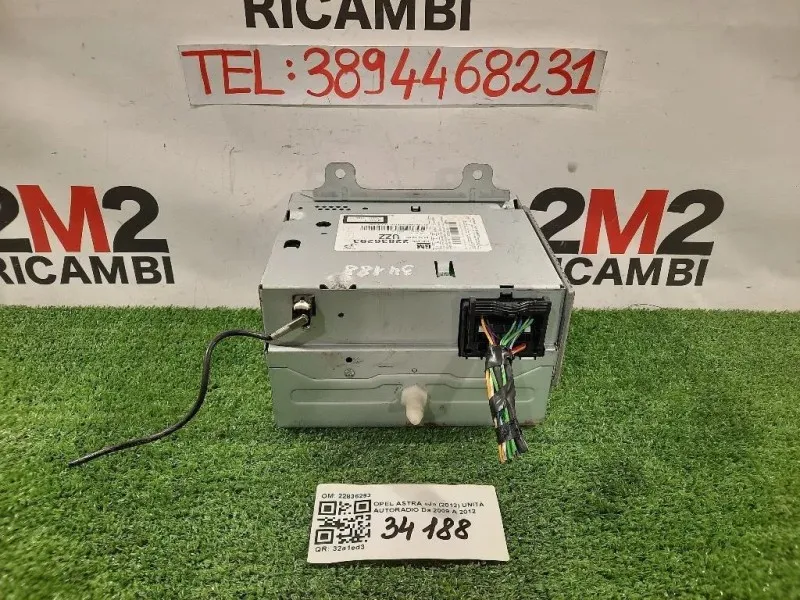 Unità Autoradio 22836293 Opel Astra J 2012