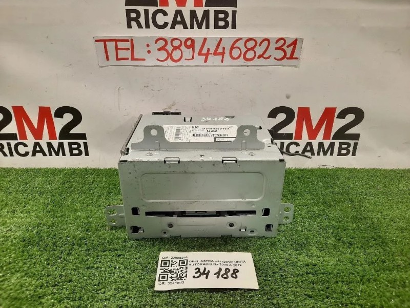 Unità Autoradio 22836293 Opel Astra J 2012