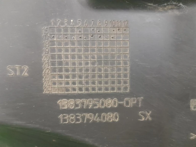 Parasassi Passaruota Interno ANT SX 1383794080 Citroen Jumper III 2014