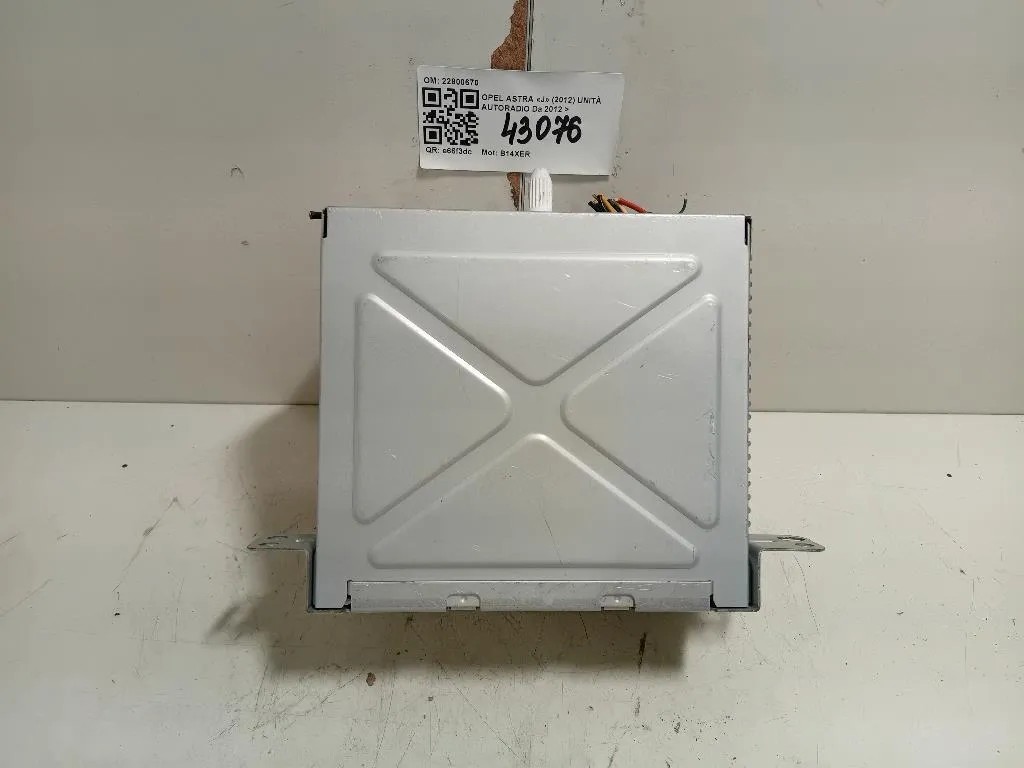 Unità Autoradio 22800670 Opel Astra J 2012