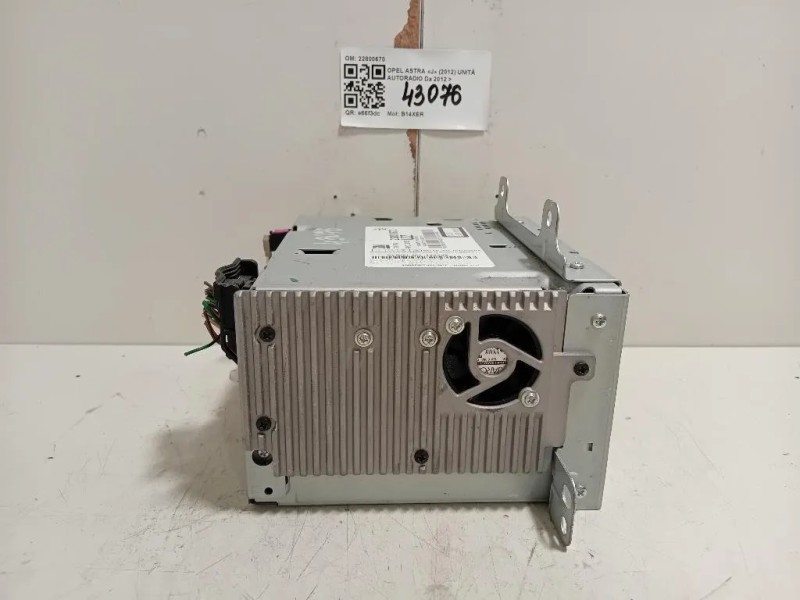 Unità Autoradio 22800670 Opel Astra J 2012