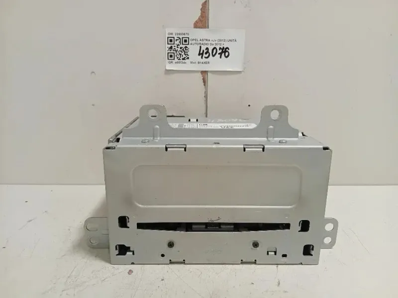 Unità Autoradio 22800670 Opel Astra J 2012