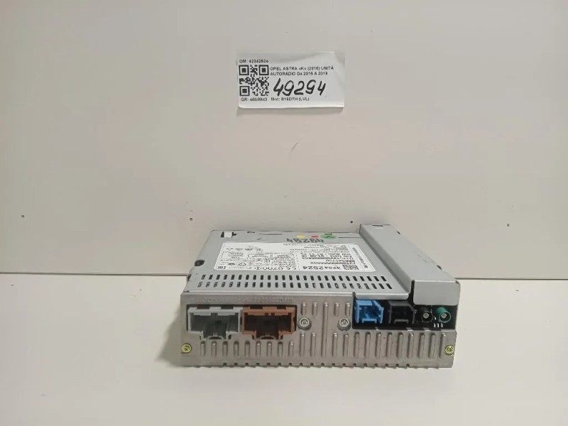 Unità Autoradio 42342524 Opel Astra K 2016