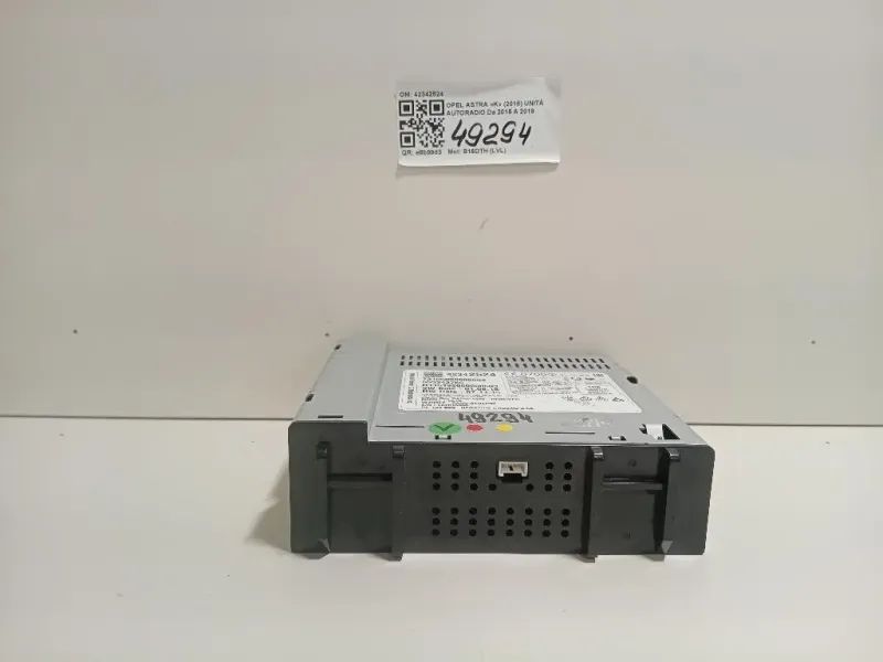 Unità Autoradio 42342524 Opel Astra K 2016