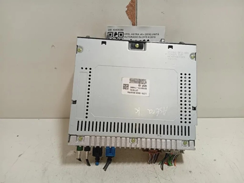 Unità Autoradio 42438258 Opel Astra K 2016