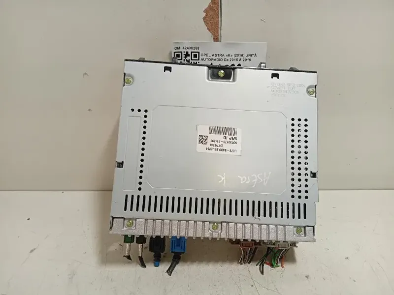 Unità Autoradio 42438258 Opel Astra K 2016