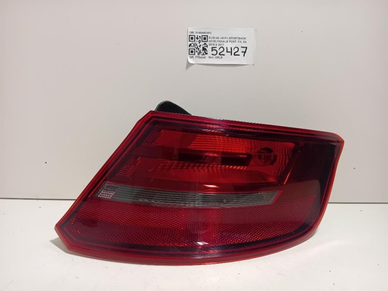Fanale POST DX 8V4945096C Audi A3 8VF Sportback 2016