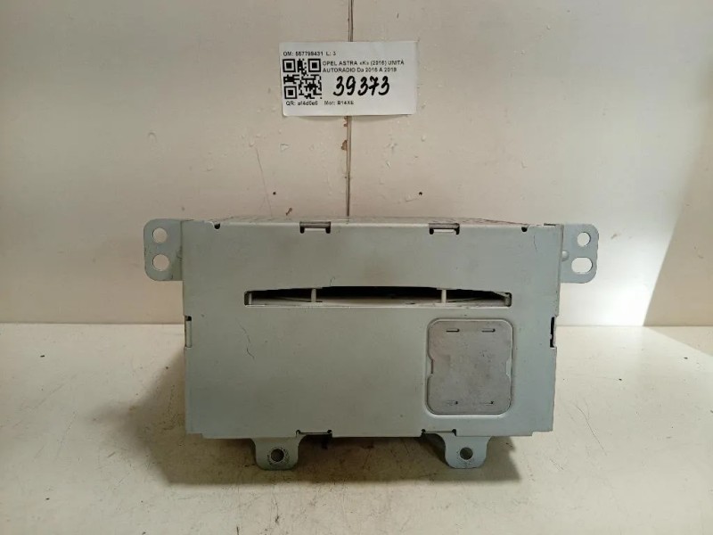 Unità Autoradio 557799431 Opel Astra K 2016