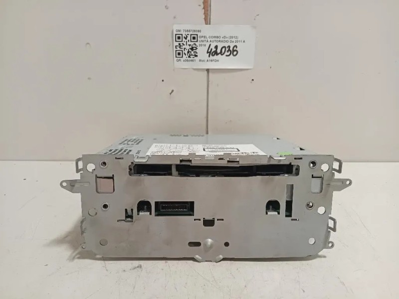 Unità Autoradio 7355726390 Opel Combo D 2012