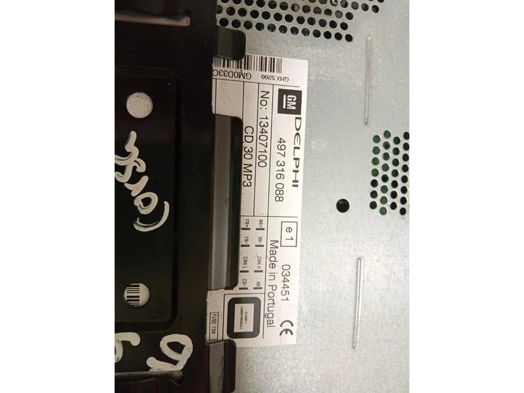 Unità Autoradio 497316088 Opel Corsa D 2010