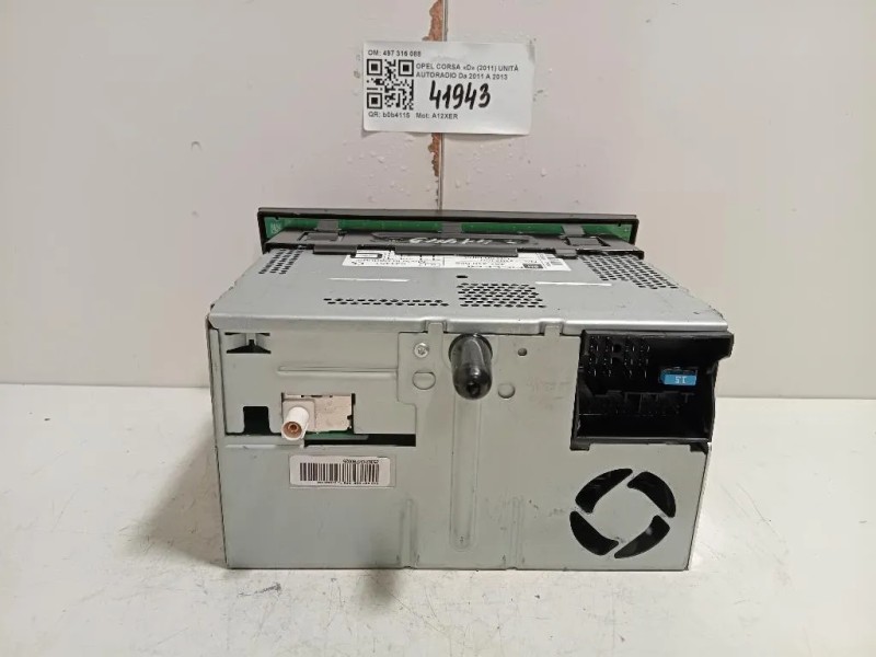 Unità Autoradio 497 316 088 Opel Corsa D 2011