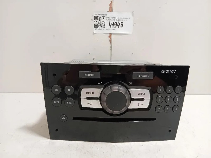 Unità Autoradio 497 316 088 Opel Corsa D 2011