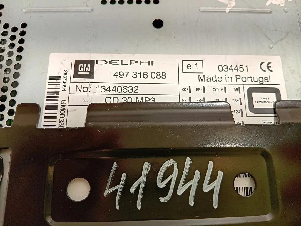 Unità Autoradio 497 316 088 Opel Corsa D 2011