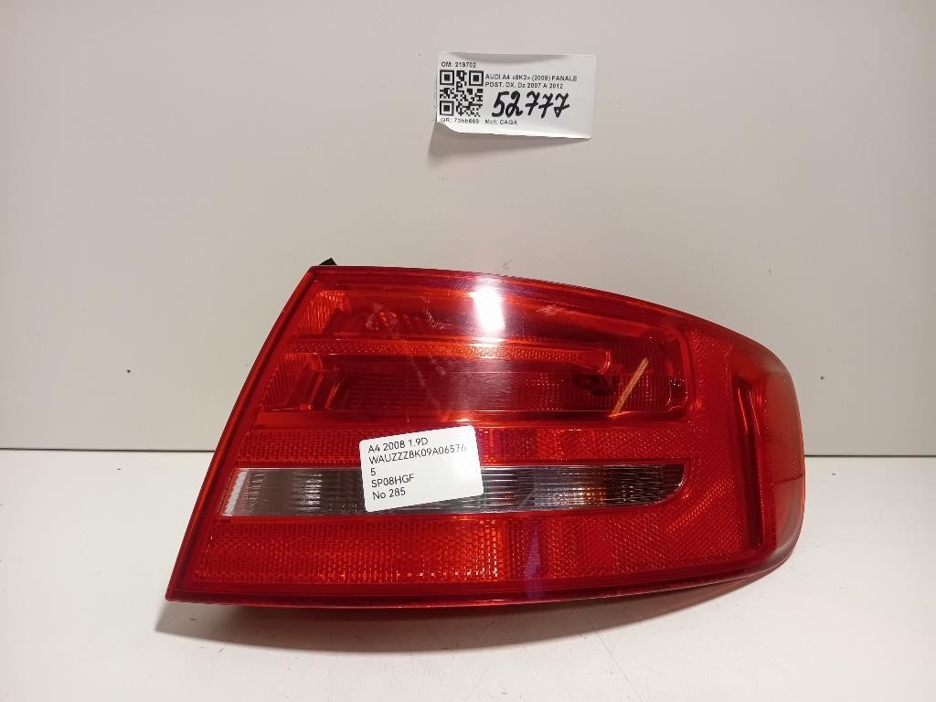 Fanale POST DX 219702 Audi A4 8K2 2008