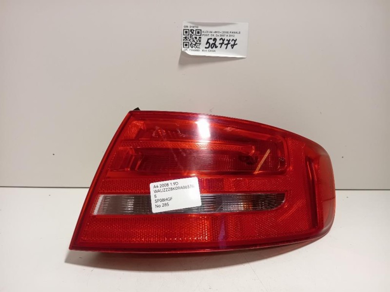 Fanale POST DX 219702 Audi A4 8K2 2008