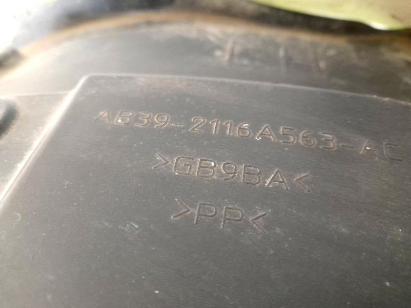 Parasassi Passaruota Interno ANT SX AB392116A563AC Ford Ranger IV 2012