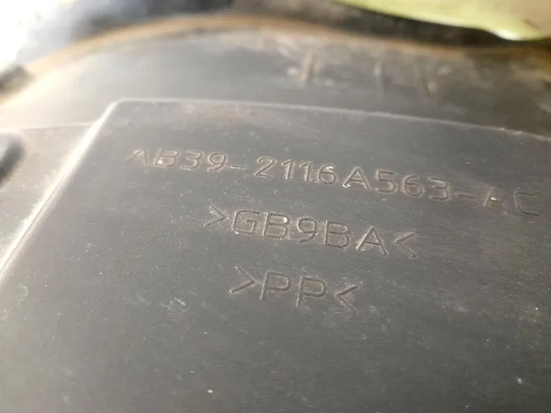 Parasassi Passaruota Interno ANT SX AB392116A563AC Ford Ranger IV 2012