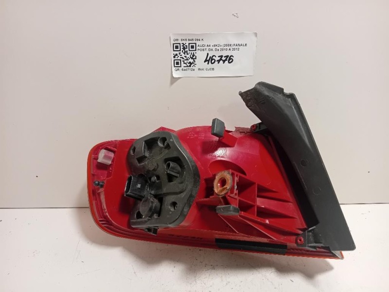 Fanale POST DX 8K5 945 094 K Audi A4 8K2 2008