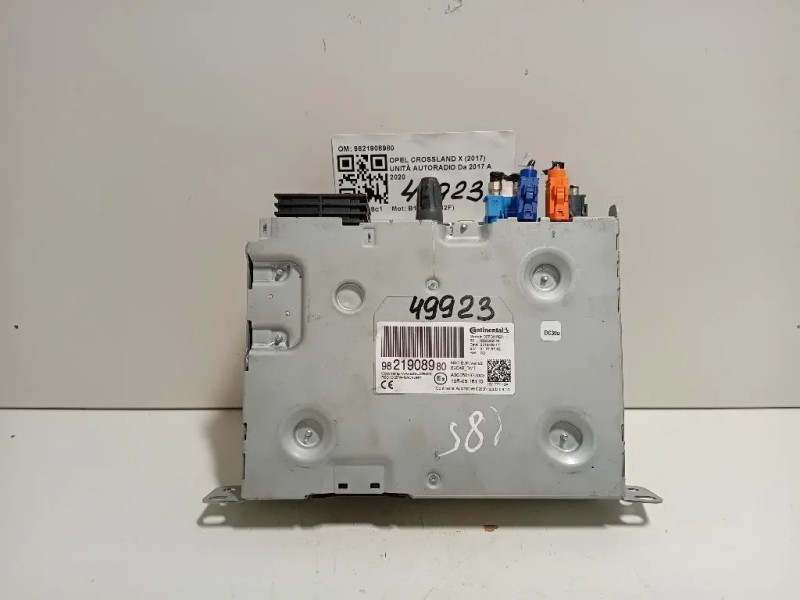 Unità Autoradio 9821908980 Opel Crossland X 2017