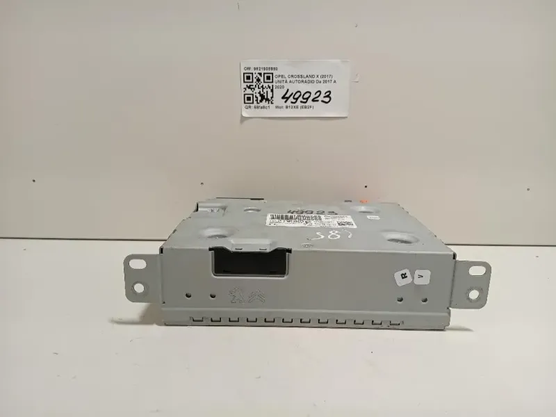 Unità Autoradio 9821908980 Opel Crossland X 2017