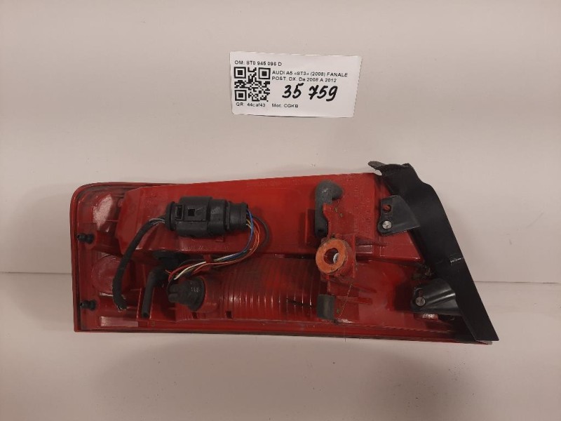 Fanale POST DX 8T0 945 096 D Audi A5 8T3 2008