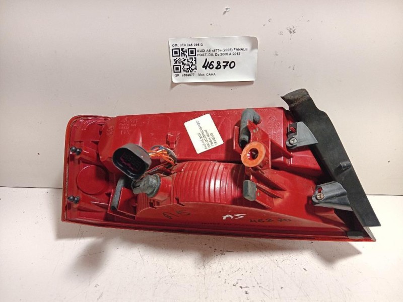 Fanale POST DX 8T0 945 096 D Audi A5 8T3 2008