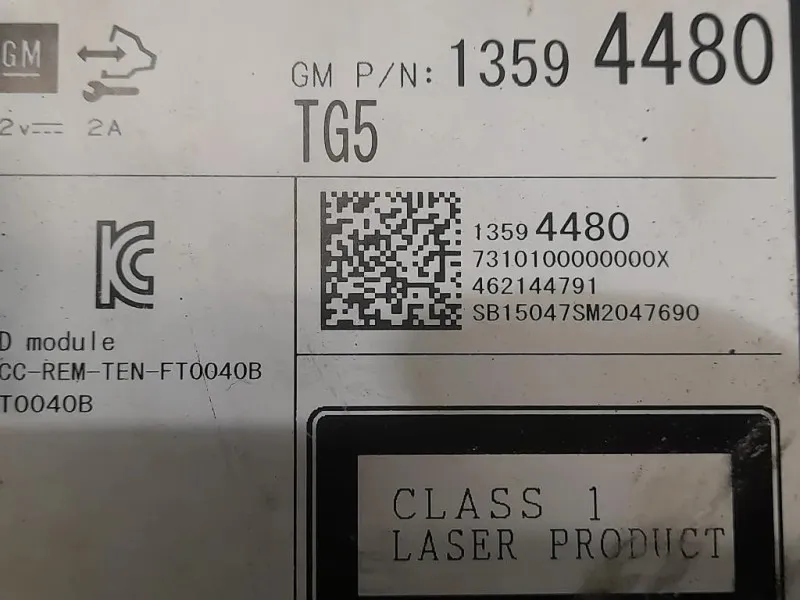 Unità Autoradio 13594480 Opel Insignia A 2009