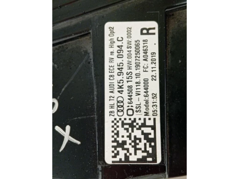 Fanale POST DX 4K5 945 094 C Audi A6 4GD Avant 2016