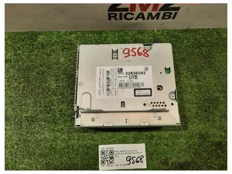 Unità Autoradio 22836292 Opel Meriva B 2010