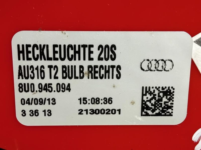 Fanale POST DX 8U0945094 Audi Q3 8UB 2012