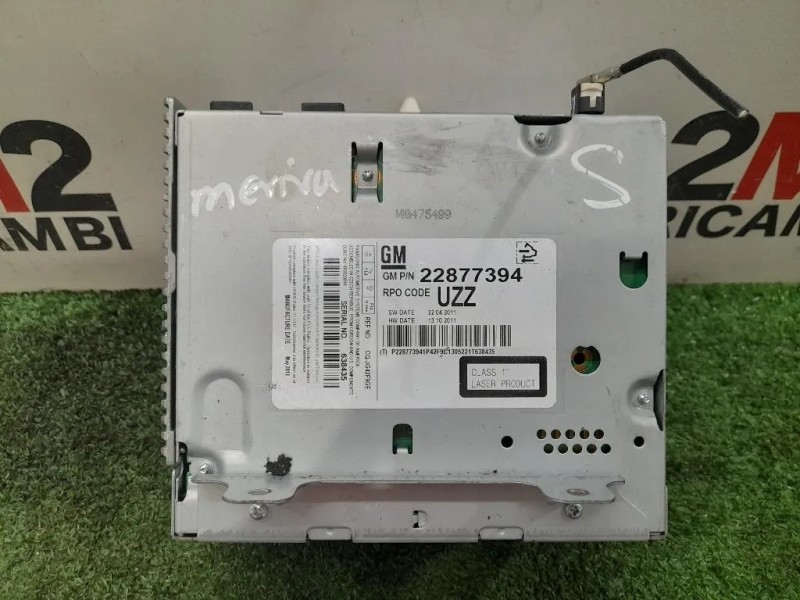 Unità Autoradio 22877394 Opel Meriva B 2010