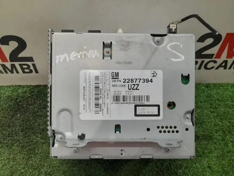 Unità Autoradio 22877394 Opel Meriva B 2010